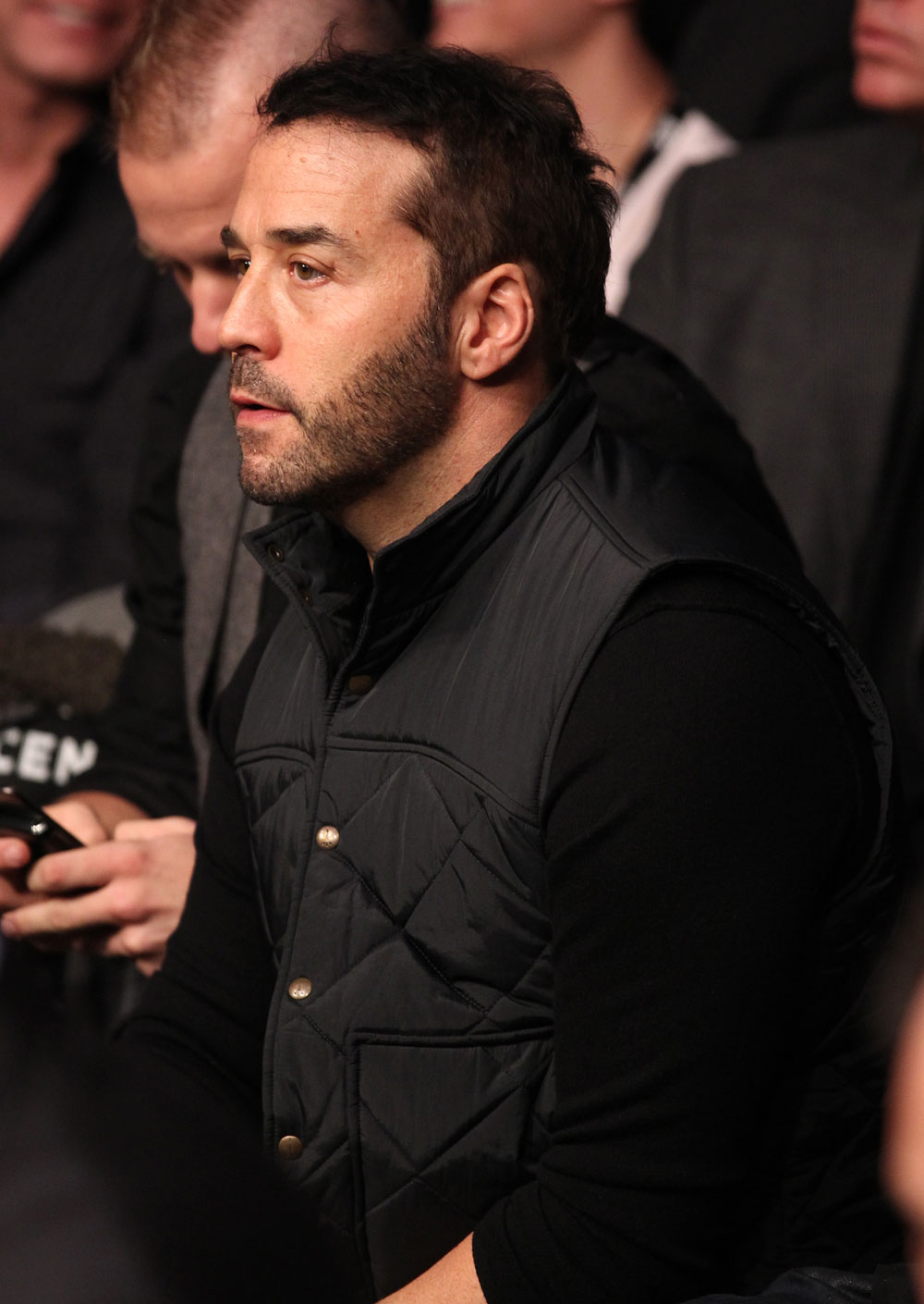 CHICAGO, IL - JANUARY 28:  Actor Jeremy Piven attends the UFC on FOX event at United Center on January 28, 2012 in Chicago, Illinois.  (Photo by Nick Laham/Zuffa LLC/Zuffa LLC via Getty Images) *** Local Caption *** Jeremy Piven
