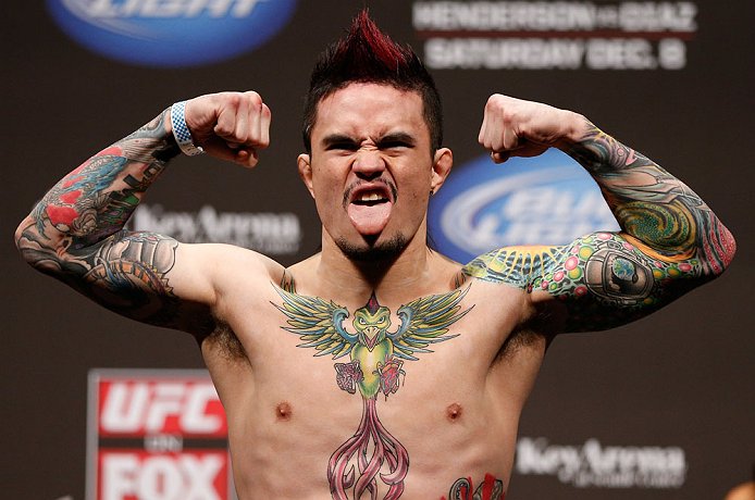 SEATTLE, WA - DECEMBER 07:  Scott Jorgensen weighs in during the official UFC on FOX weigh in on December 7, 2012 at Key Arena in Seattle, Washington.  (Photo by Josh Hedges/Zuffa LLC/Zuffa LLC via Getty Images)