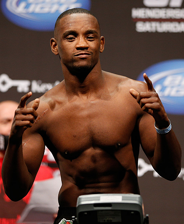 SEATTLE, WA - DECEMBER 07:  Yves Edwards weighs in during the official UFC on FOX weigh in on December 7, 2012 at Key Arena in Seattle, Washington.  (Photo by Josh Hedges/Zuffa LLC/Zuffa LLC via Getty Images)