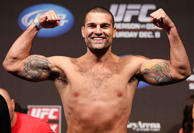 SEATTLE, WA - DECEMBER 07:  Mauricio "Shogun" Rua weighs in during the official UFC on FOX weigh in on December 7, 2012 at Key Arena in Seattle, Washington.  (Photo by Josh Hedges/Zuffa LLC/Zuffa LLC via Getty Images)