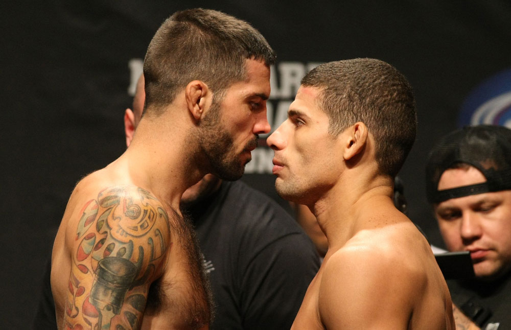 Matt Brown vs. Luis Ramos (Photo by Nick Laham/Zuffa LLC/Zuffa LLC via Getty Images)
