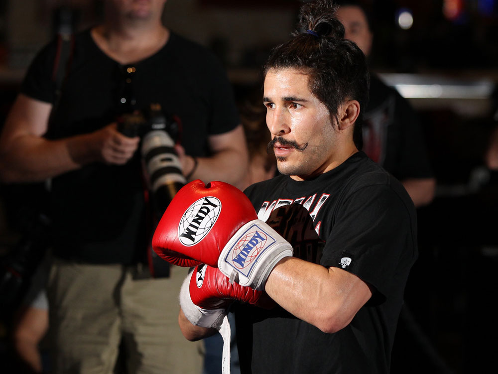 SYDNEY, AUSTRALIA - FEBRUARY 28: Ian McCall works out for the media during the UFC on FX open workouts at the Star Casino on February 28, 2012 in Sydney, Australia. (Photo by Josh Hedges/Zuffa LLC/Zuffa LLC via Getty Images) *** Local Caption *** Ian McCall
