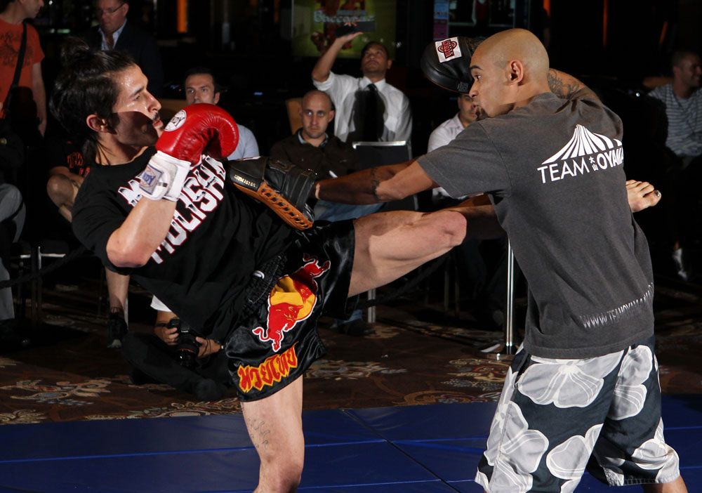 SYDNEY, AUSTRALIA - FEBRUARY 28:  Ian McCall works out for the media during the UFC on FX open workouts at the Star Casino on February 28, 2012 in Sydney, Australia.  (Photo by Josh Hedges/Zuffa LLC/Zuffa LLC via Getty Images) *** Local Caption *** Ian McCall