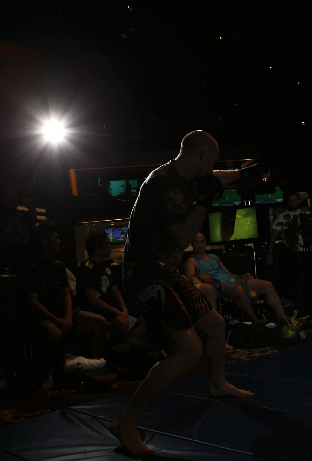 SYDNEY, AUSTRALIA - FEBRUARY 28: Martin Kampmann works out for the media during the UFC on FX open workouts at the Star Casino on February 28, 2012 in Sydney, Australia. (Photo by Josh Hedges/Zuffa LLC/Zuffa LLC via Getty Images) *** Local Caption *** Martin Kampmann