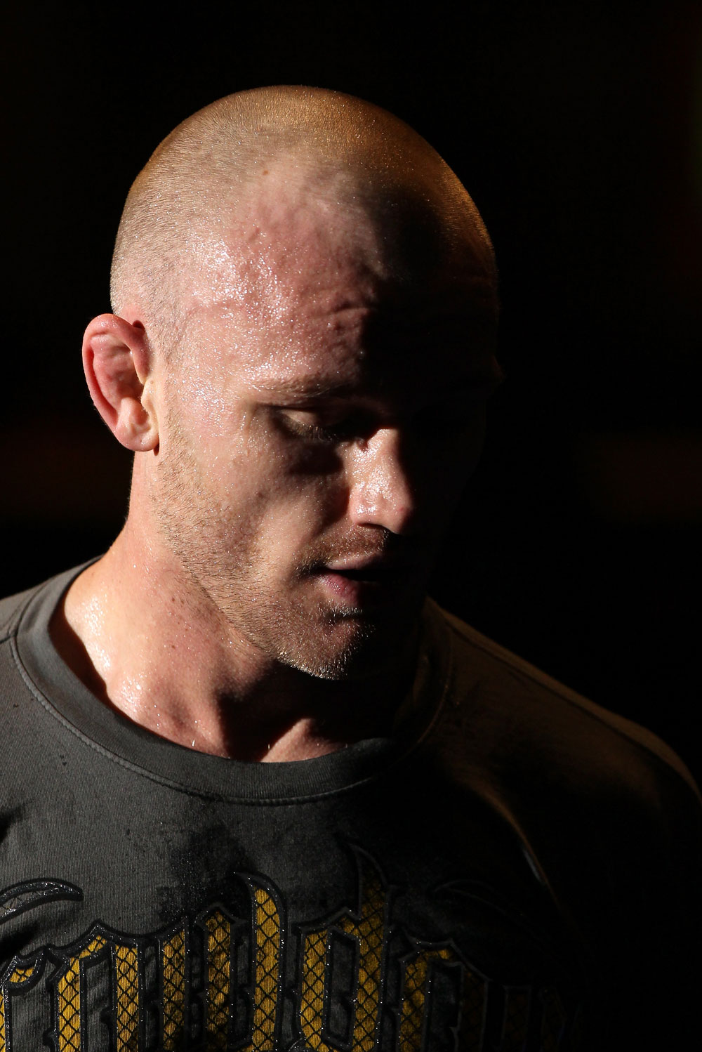 SYDNEY, AUSTRALIA - FEBRUARY 28: Martin Kampmann works out for the media during the UFC on FX open workouts at the Star Casino on February 28, 2012 in Sydney, Australia. (Photo by Josh Hedges/Zuffa LLC/Zuffa LLC via Getty Images) *** Local Caption *** Martin Kampmann
