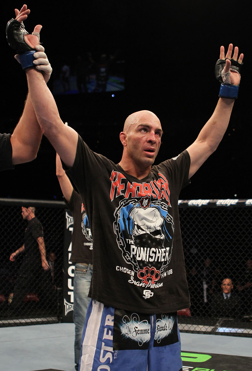 SUNRISE, FL - JUNE 08:   Sean Pierson is victorious over Jake Hecht in Welterweight bout during the UFC on FX 3 event at Bank Atlantic Center on June 8, 2012 in Sunrise, Florida.  (Photo by Josh Hedges/Zuffa LLC/Zuffa LLC via Getty Images)