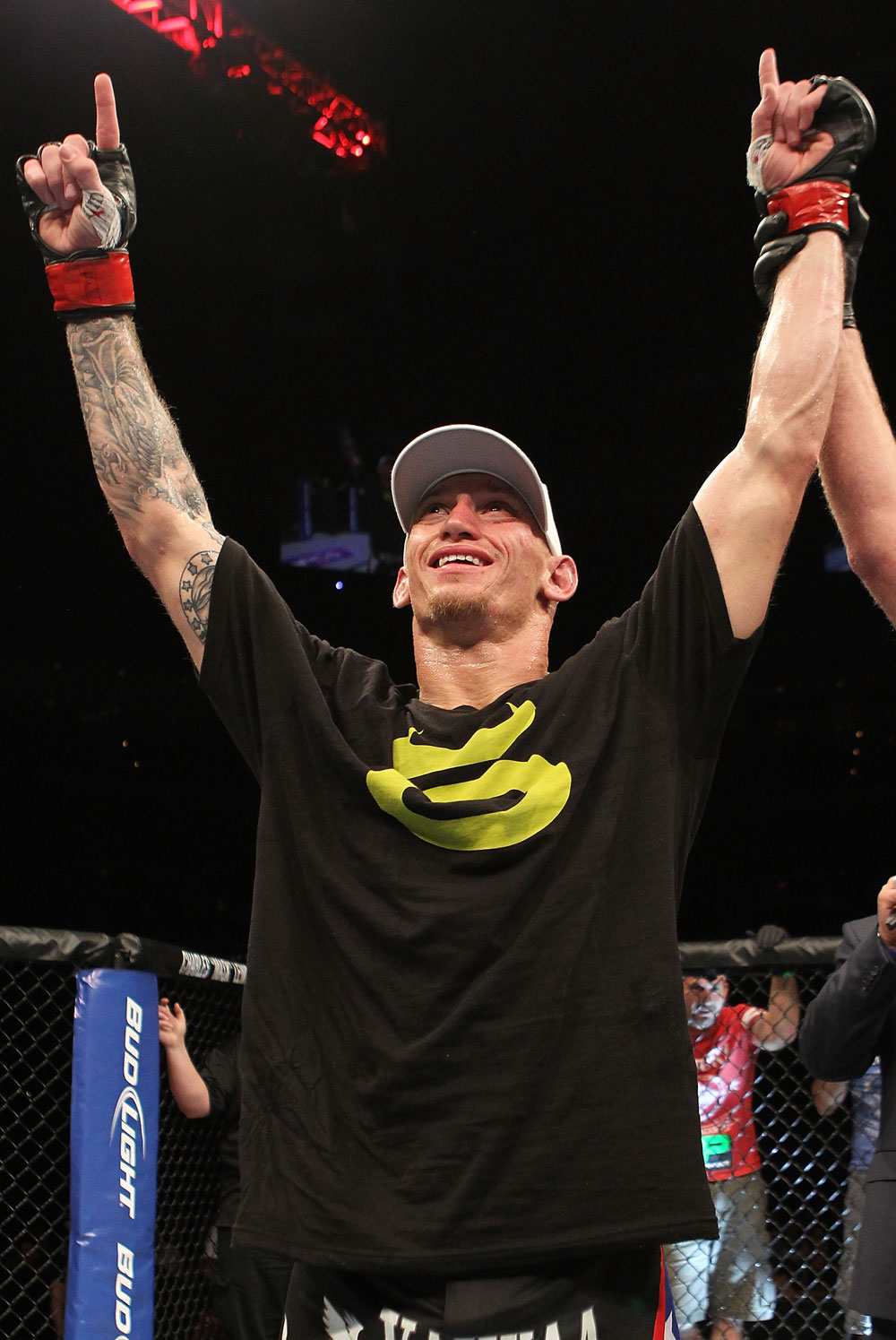 SUNRISE, FL - JUNE 08:   Buddy Roberts is victorious over Caio Magalhaes in Middleweight bout during the UFC on FX 3 event at Bank Atlantic Center on June 8, 2012 in Sunrise, Florida.  (Photo by Josh Hedges/Zuffa LLC/Zuffa LLC via Getty Images)