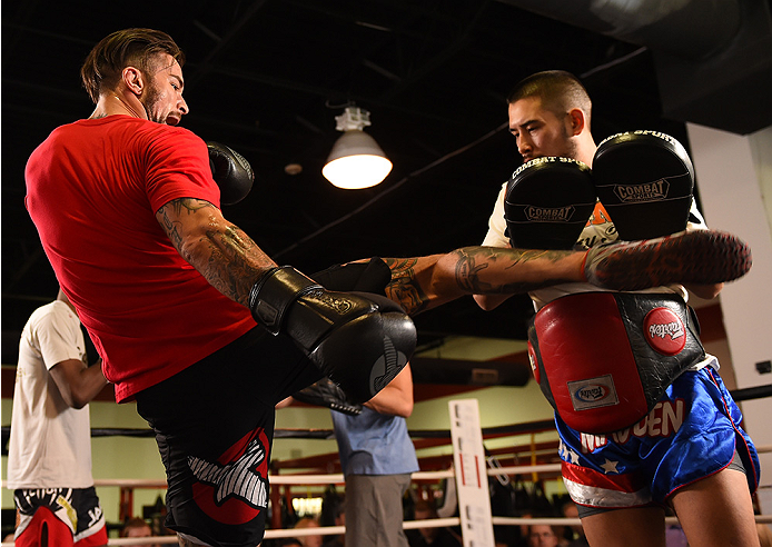 Thatch at Fight Night Broomfield open workouts