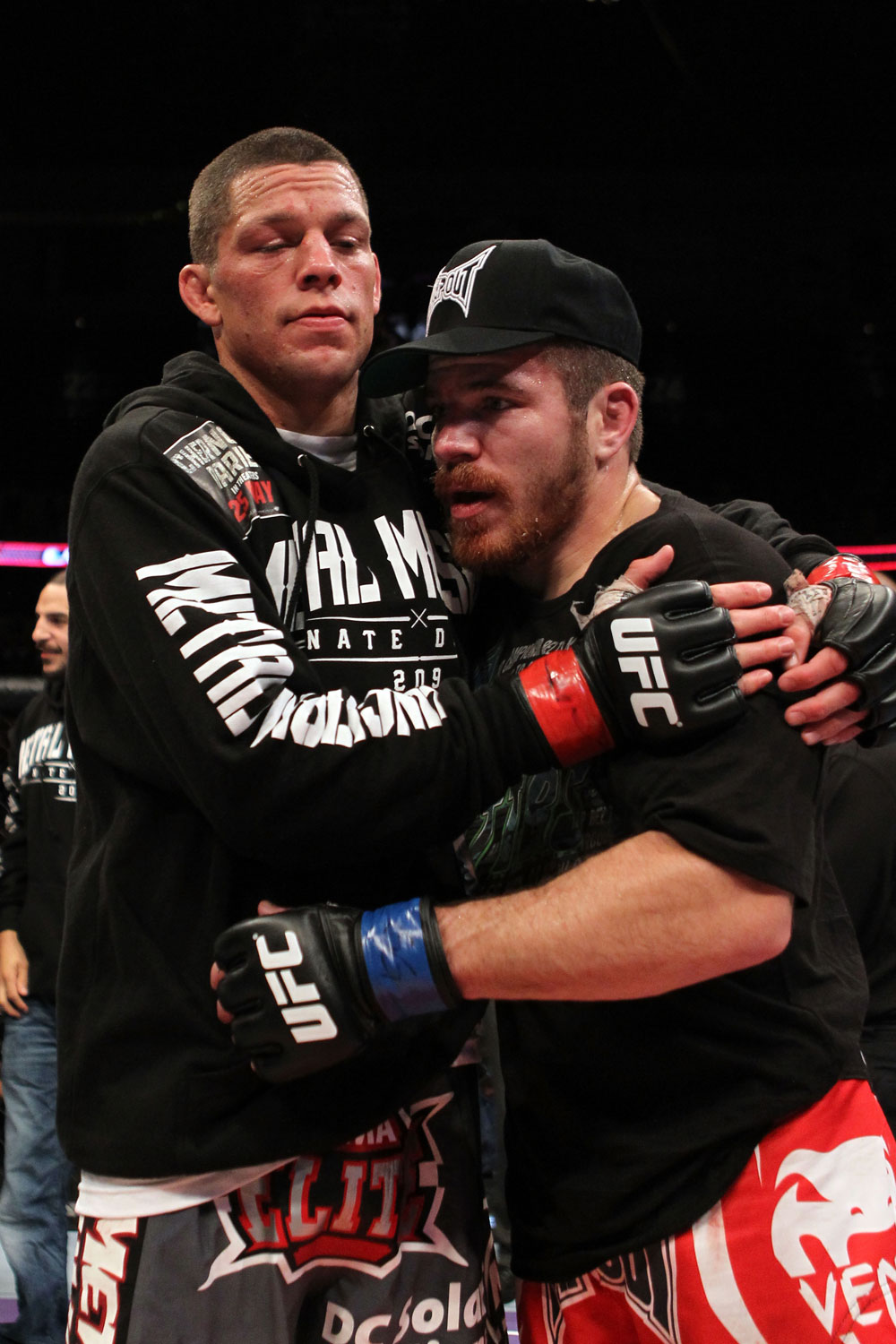 Nate Diaz y Jim Miller, dos quienes tienen hermanos también peleadores
