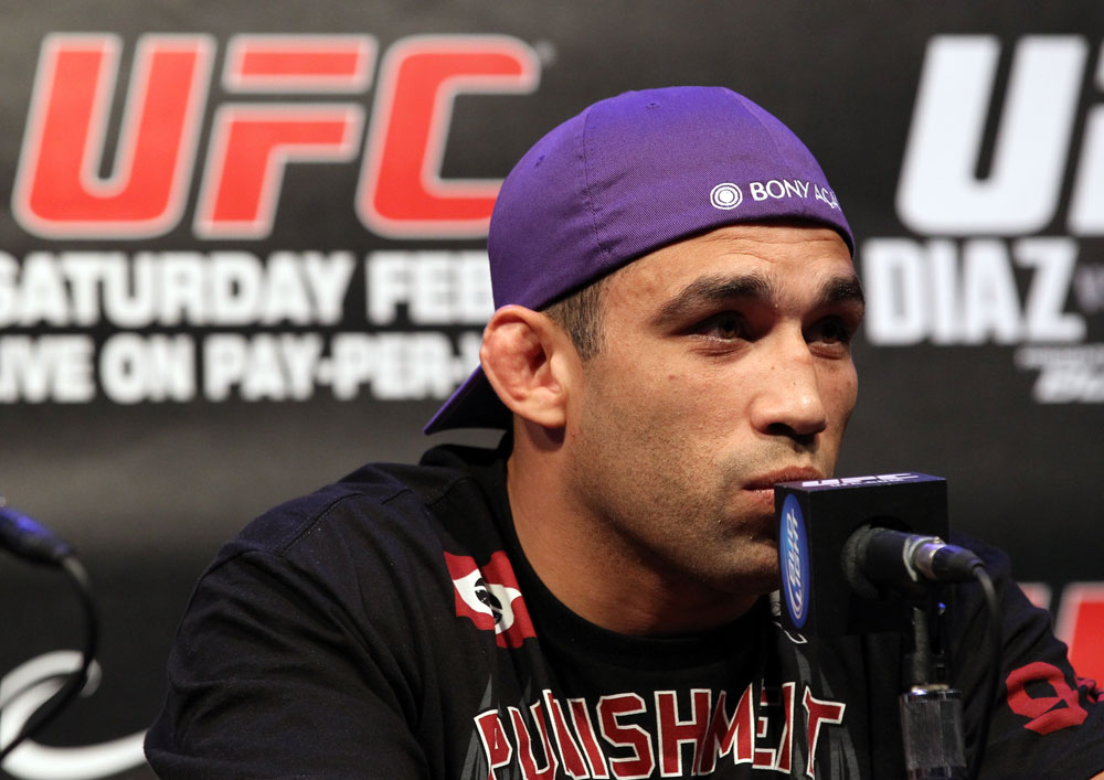 LAS VEGAS, NV - FEBRUARY 02: Fabricio Werdum attends the UFC 143 final pre-fight press conference at the Mandalay Bay Hotel & Casino on February 2, 2012 in Las Vegas, United States. (Photo by Josh Hedges/Zuffa LLC/Zuffa LLC via Getty Images) *** Local Caption *** Fabricio Werdum
