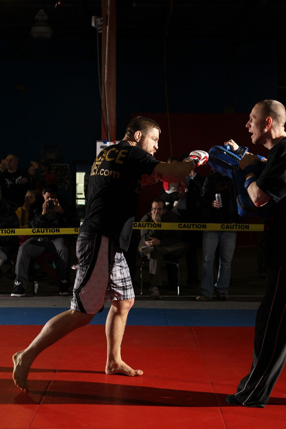 NASHVILLE, TN - JANUARY 18: Duane "Bang" Ludwig works out for the media during the UFC on FX open workouts at the Nashville MMA Gym on January 18, 2012 in Nashville, Tennessee. (Photo by Josh Hedges/Zuffa LLC/Zuffa LLC via Getty Images)
