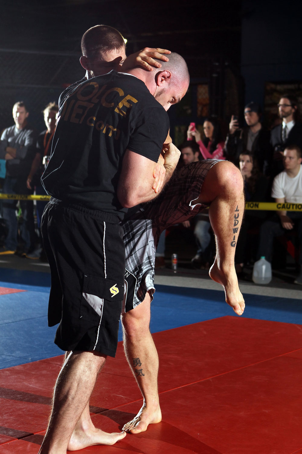 NASHVILLE, TN - JANUARY 18: Duane "Bang" Ludwig works out for the media during the UFC on FX open workouts at the Nashville MMA Gym on January 18, 2012 in Nashville, Tennessee. (Photo by Josh Hedges/Zuffa LLC/Zuffa LLC via Getty Images)
