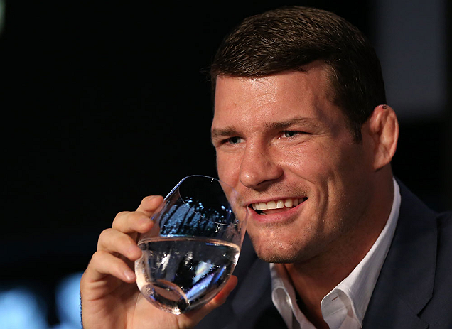 TORONTO, CANADA - SEPTEMBER 20: Michael Bisping interacts with media during the UFC 152 pre-fight press conference at Real Sports Bar and Grill on September 20, 2012 in Toronto, Ontario, Canada. (Photo by Josh Hedges/Zuffa LLC/Zuffa LLC via Getty Images)