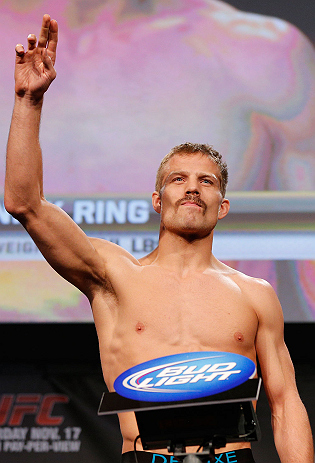 MONTREAL, CANADA - NOVEMBER 16:  Nick Ring weighs in during the official UFC 154 weigh in at New City Gas on November 16, 2012 in Montreal, Quebec, Canada.  (Photo by Josh Hedges/Zuffa LLC/Zuffa LLC via Getty Images)