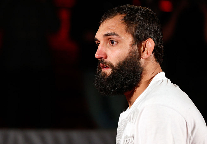 MONTREAL, CANADA - NOVEMBER 15:  Johny Hendricks works out for media and fans during an open training session ahead of UFC 154 at New City Gas on November 15, 2012 in Montreal, Quebec, Canada.  (Photo by Josh Hedges/Zuffa LLC/Zuffa LLC via Getty Images)