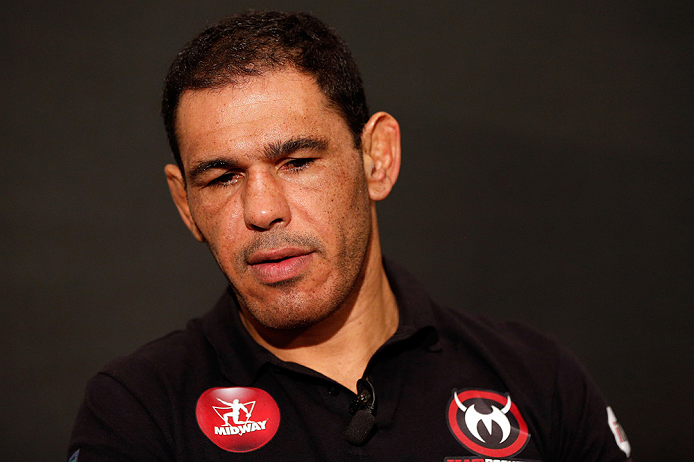 LAS VEGAS, NV - JANUARY 31:  Antonio Rogerio Nogueira interacts with media during the UFC 156 Ultimate Media Day on January 31, 2013 at the Mandalay Bay in Las Vegas, Nevada.  (Photo by Josh Hedges/Zuffa LLC/Zuffa LLC via Getty Images)