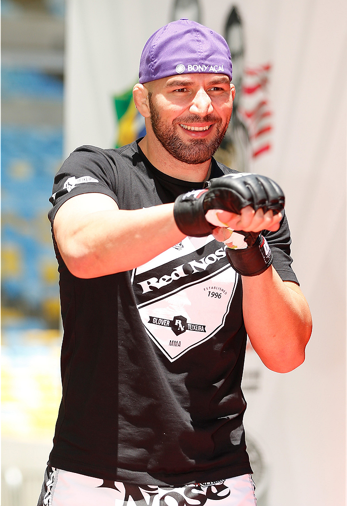 Light heavyweight hopeful Glover Teixeira
