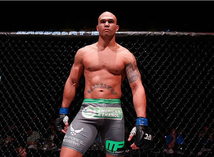 Lawler prepares to face Johny Hendricks in their UFC championship bout during the UFC 181 event on December 6, 2014 in Las Vegas, NV. (Photo by Josh Hedges/Zuffa LLC)