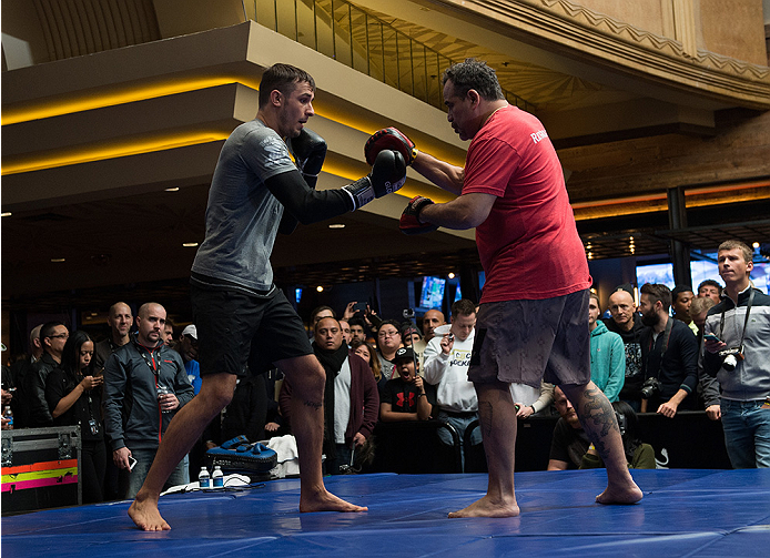 Jury at the UFC 182 open workout