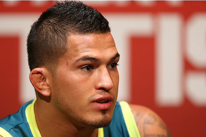 Pettis during his time as coach on the Ultimate Fighter