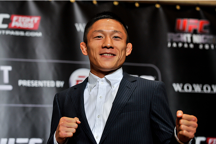 Horiguchi smiles for the camera