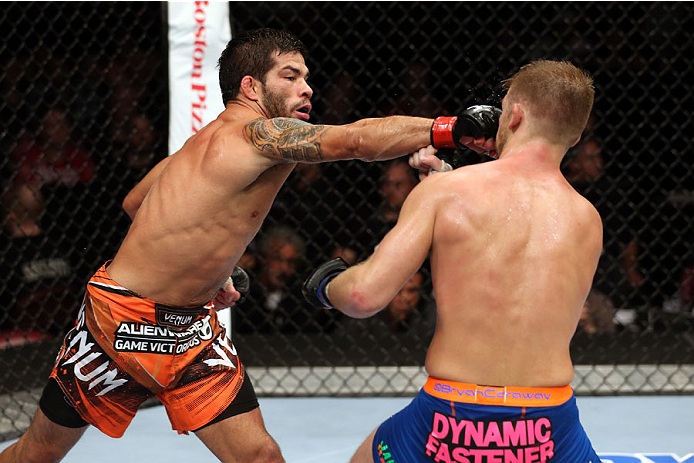 Assuncao vs Caraway, October 2014 (Photo by Nick Laham/Zuffa LLC)
