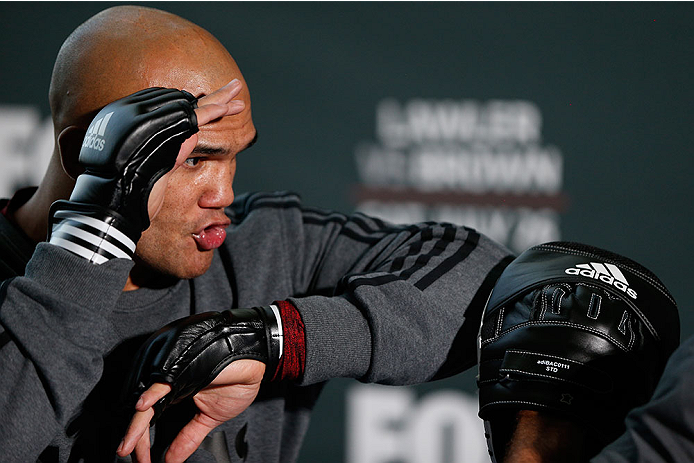Robbie Lawler holds an open training session for media and fans at the SAP Center on July 24, 2014 in San Jose, CA. (Photo by Josh Hedges/Zuffa LLC)