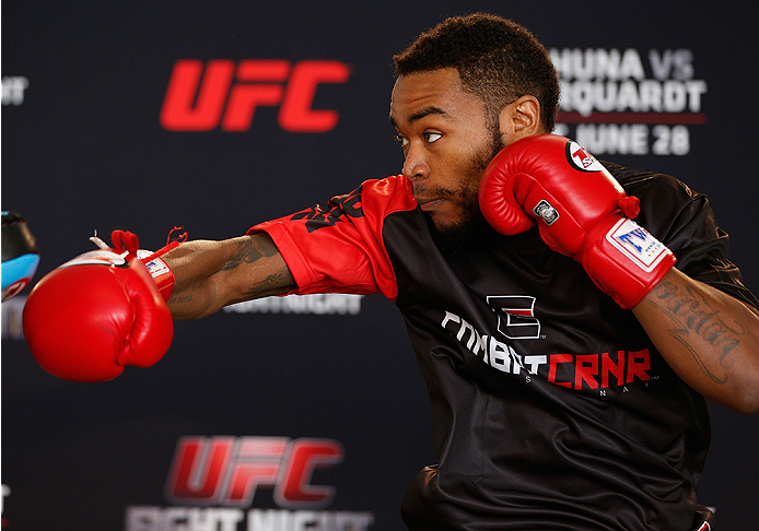 Mike Rhodes at open workouts in Auckland
