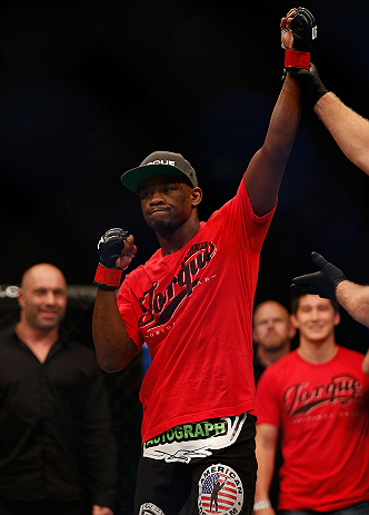 SEATTLE, WA - DECEMBER 08: Yves Edwards is declared the winner over Jeremy Stephens after their lightweight bout at the UFC on FOX event on December 8, 2012 at Key Arena in Seattle, Washington. (Photo by Josh Hedges/Zuffa LLC/Zuffa LLC via Getty Images) *** Local Caption *** Yves Edwards; Jeremy Stephens
