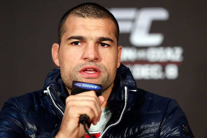 SEATTLE, WA - DECEMBER 06: Mauricio "Shogun" Rua interacts with media during the UFC on FOX press conference on December 6, 2012 at Key Arena in Seattle, Washington. (Photo by Josh Hedges/Zuffa LLC/Zuffa LLC via Getty Images)