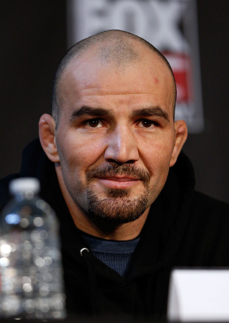 CHICAGO, IL - JANUARY 24: Glover Teixeira interacts with media during the UFC on FOX press conference on January 24, 2013 at the United Center in Chicago, Illinois. (Photo by Josh Hedges/Zuffa LLC/Zuffa LLC via Getty Images)