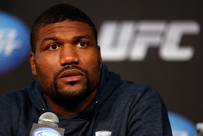 CHICAGO, IL - JANUARY 24: Quinton "Rampage" Jackson interacts with media during the UFC on FOX press conference on January 24, 2013 at the United Center in Chicago, Illinois. (Photo by Josh Hedges/Zuffa LLC/Zuffa LLC via Getty Images)