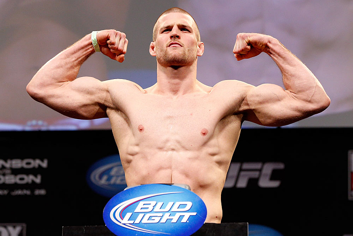 CHICAGO, IL - JANUARY 25: Pascal Krauss weighs in during the UFC on FOX weigh-in on January 25, 2013 at the Chicago Theatre in Chicago, Illinois. (Photo by Josh Hedges/Zuffa LLC/Zuffa LLC via Getty Images)