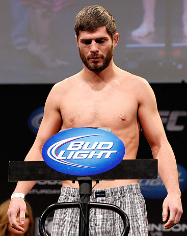 CHICAGO, IL - JANUARY 25: Matt Wiman weighs in during the UFC on FOX weigh-in on January 25, 2013 at the Chicago Theatre in Chicago, Illinois. (Photo by Josh Hedges/Zuffa LLC/Zuffa LLC via Getty Images)