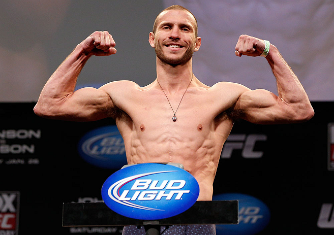 CHICAGO, IL - JANUARY 25: Donald "Cowboy" Cerrone weighs in during the UFC on FOX weigh-in on January 25, 2013 at the Chicago Theatre in Chicago, Illinois. (Photo by Josh Hedges/Zuffa LLC/Zuffa LLC via Getty Images)