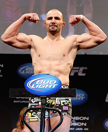 CHICAGO, IL - JANUARY 25: Glover Teixeira weighs in during the UFC on FOX weigh-in on January 25, 2013 at the Chicago Theatre in Chicago, Illinois. (Photo by Josh Hedges/Zuffa LLC/Zuffa LLC via Getty Images)