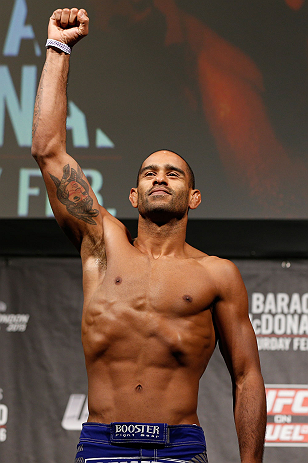 LONDON, ENGLAND - FEBRUARY 15:  Jorge Santiago weighs in during the UFC weigh-in on February 15, 2013 at Wembley Arena in London, England.  (Photo by Josh Hedges/Zuffa LLC/Zuffa LLC via Getty Images)