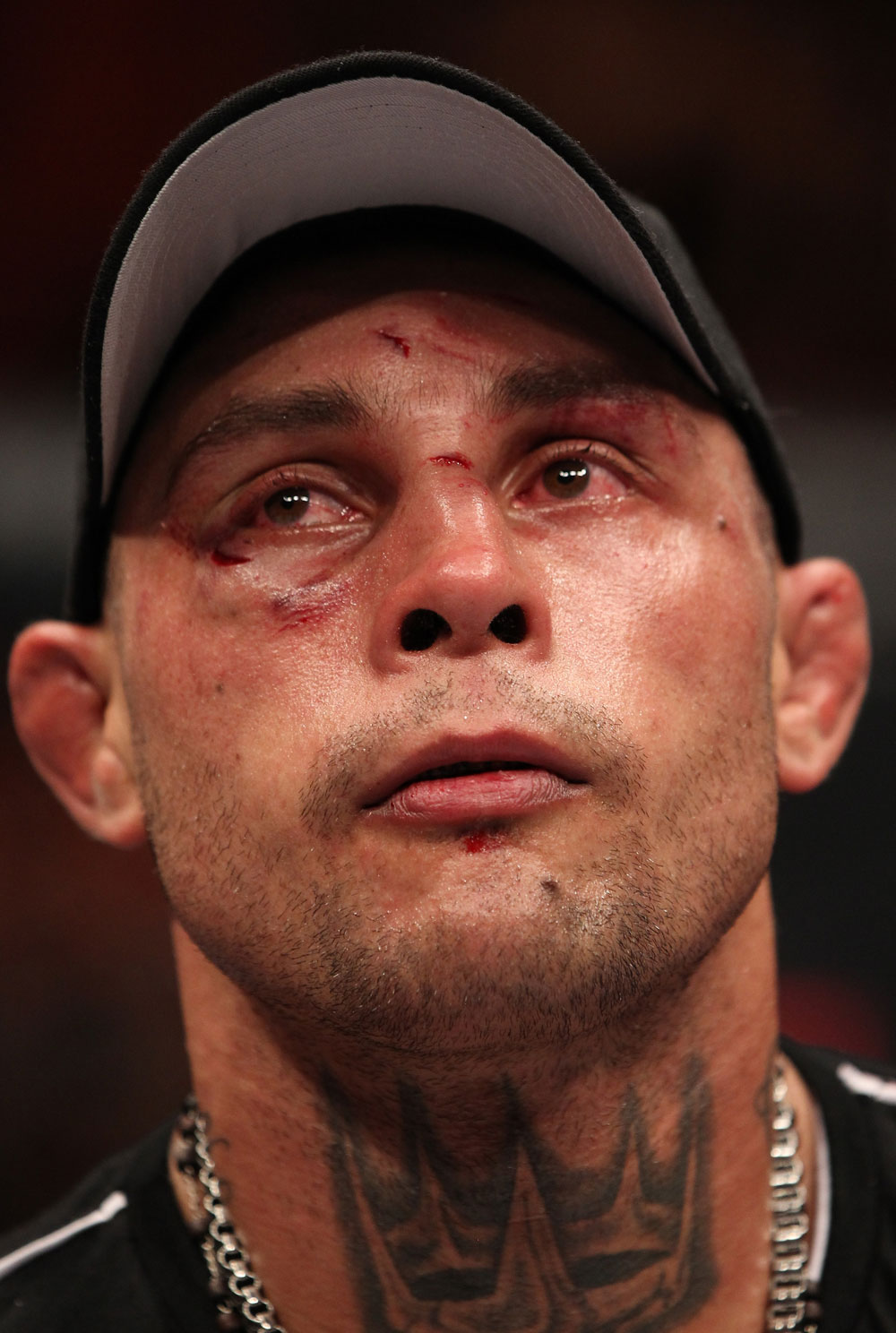 STOCKHOLM, SWEDEN - APRIL 14: Thiago Silva awaits the decision after his fight with Alexander Gustafsson at the UFC on Fuel TV event at Ericsson Globe on April 14, 2012 in Stockholm, Sweden. (Photo by Josh Hedges/Zuffa LLC/Zuffa LLC via Getty Images)