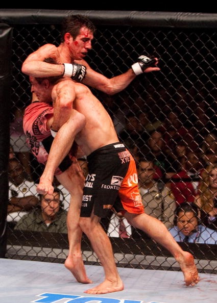 Sherk takes down Kenny Florian Sherk takes down Kenny Florian