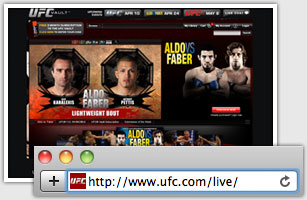 Go to UFC.tv