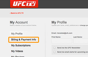 Goto UFC.tv