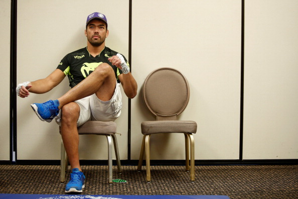 LAS VEGAS, NV - JULY 05: Lyoto Machida before his middleweight championship fight with Chris Weidman at UFC 175 inside the Mandalay Bay Events Center on July 5, 2014 in Las Vegas, Nevada. (Photo by Esther Lin/Zuffa LLC/Zuffa LLC via Getty Images)