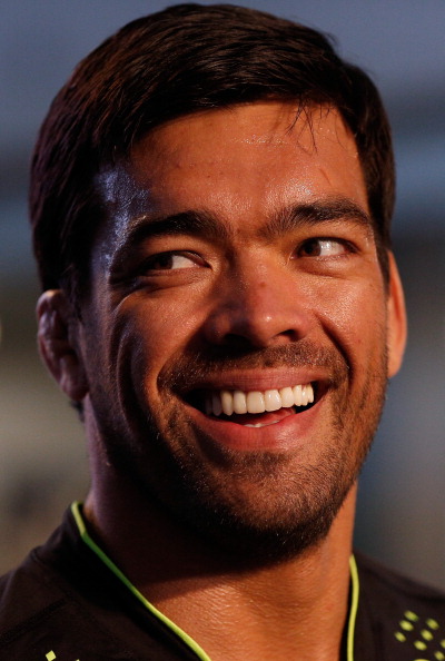 LAS VEGAS, NV - JULY 02: UFC middleweight title challenger Lyoto Machida holds an open training session ahead of UFC 175 at the Fashion Show Mall on July 2, 2014 in Las Vegas, Nevada. (Photo by Josh Hedges/Zuffa LLC/Zuffa LLC via Getty Images)