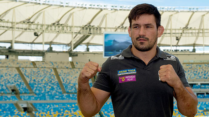 Demian Maia during <a href='../event/UFC142'>UFC Rio </a>Open Workouts