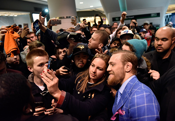 McGregor signs autographs and takes pictures with fans in Toronto