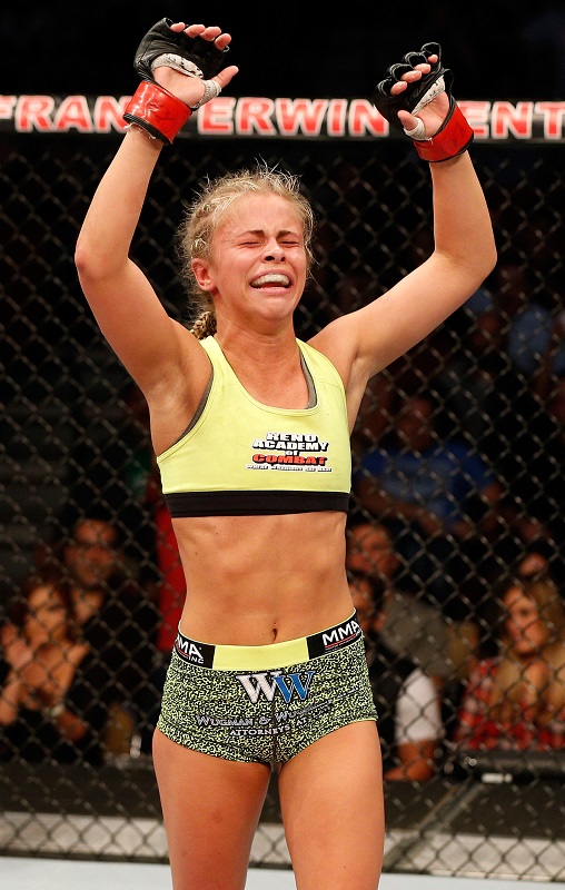 VanZant celebrates win