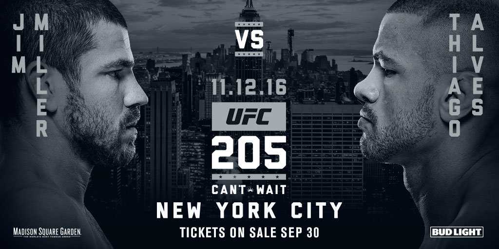 Miller-Alves Added to UFC 205 Card | UFC ® - News